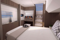 Bali 4.8 catamaran interior