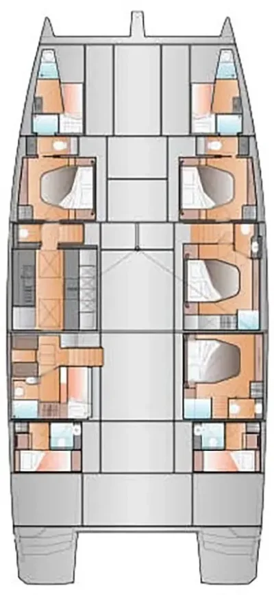 FPY 70S yacht layout