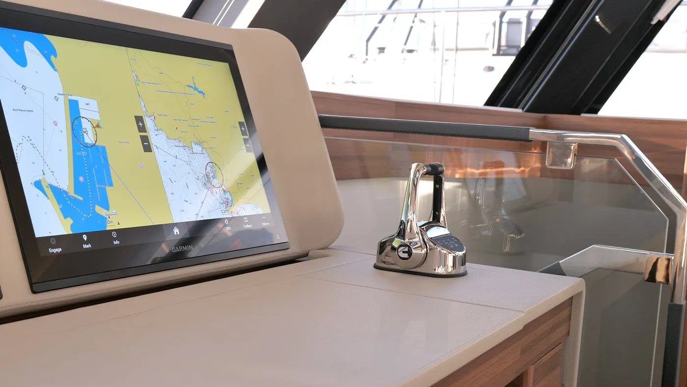 Thira 80 yacht interior
