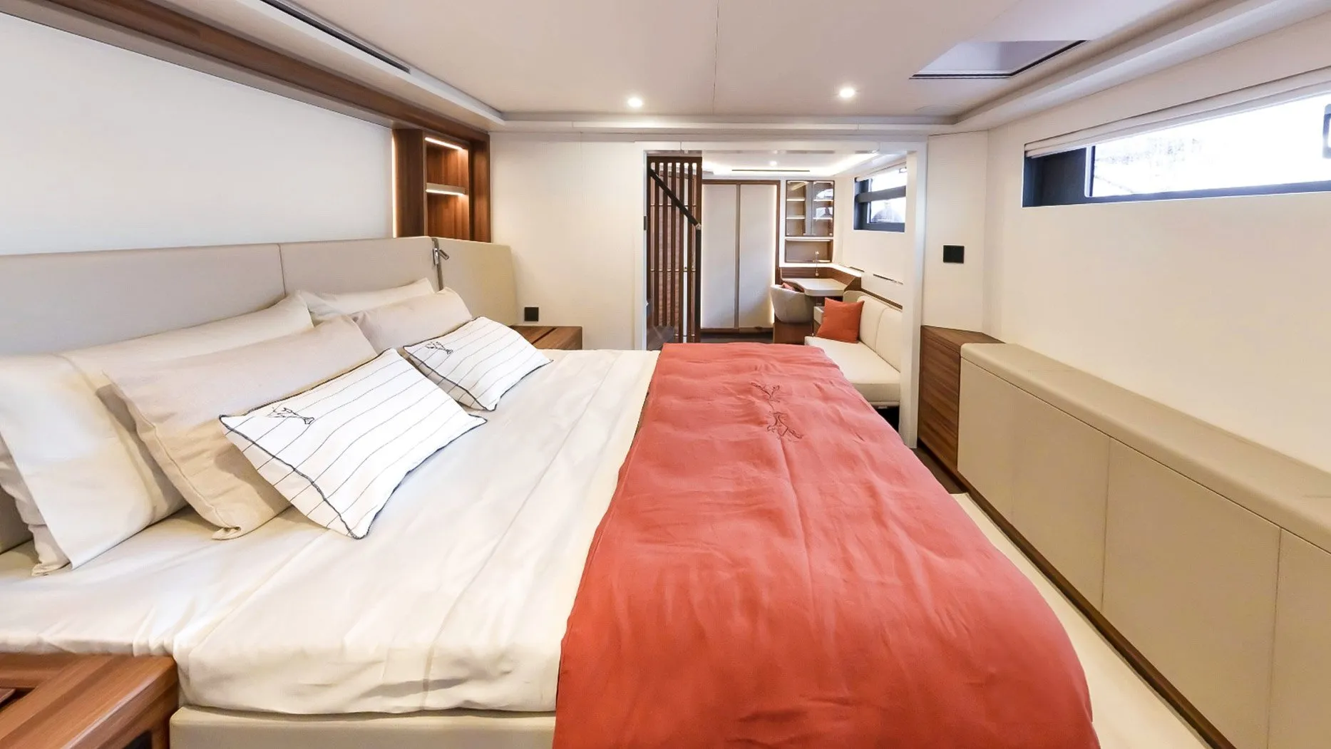 Thira 80 yacht interior