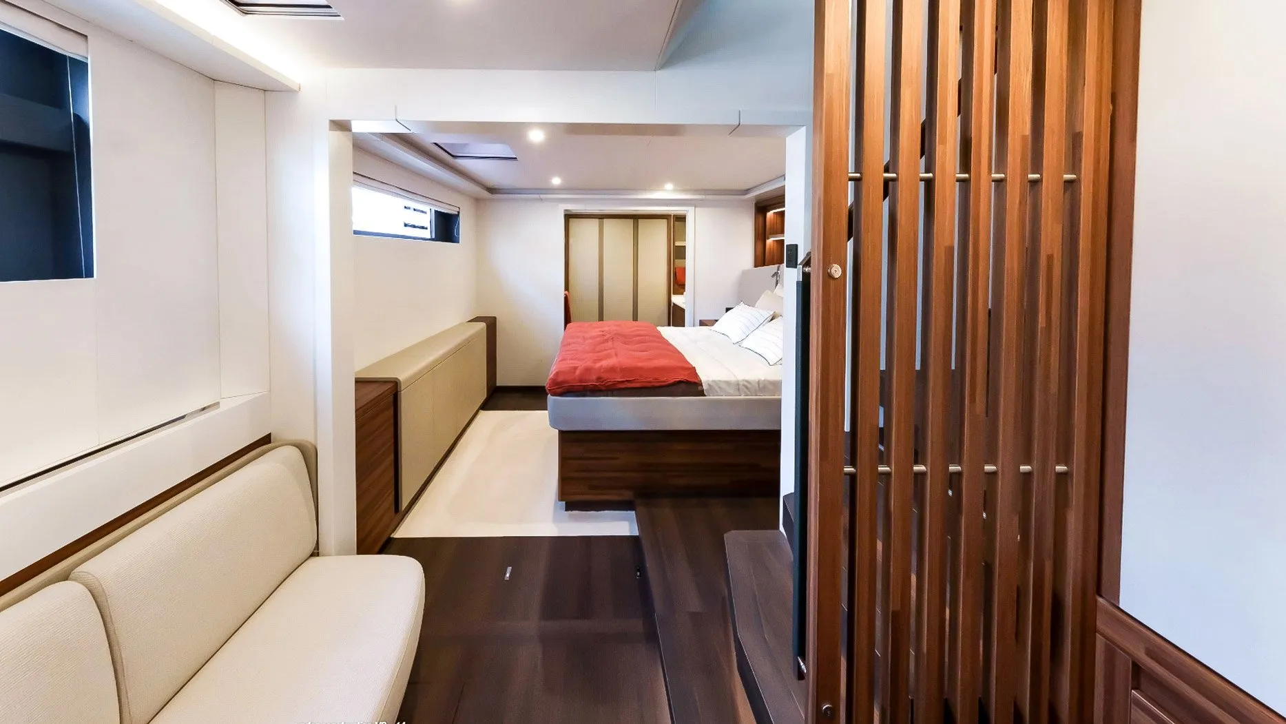 Thira 80 yacht interior
