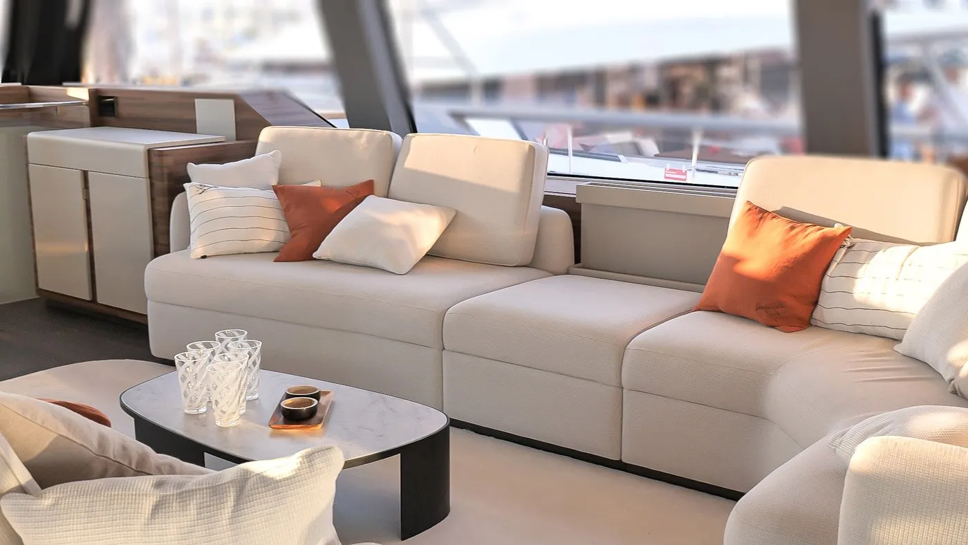 Thira 80 yacht interior