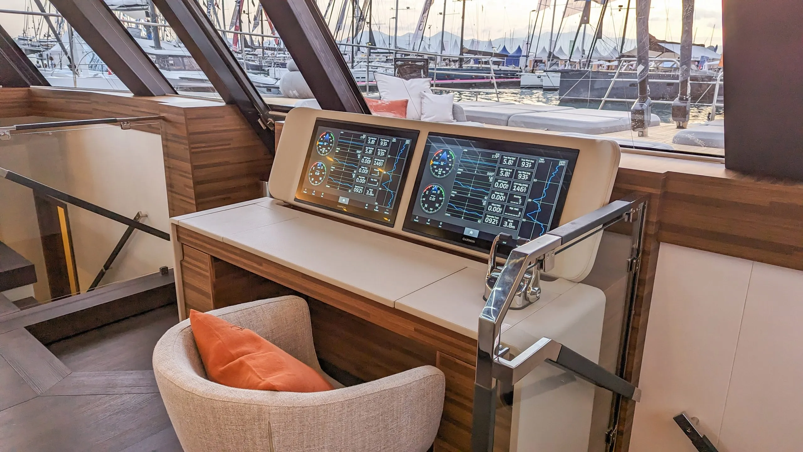 Thira 80 yacht interior