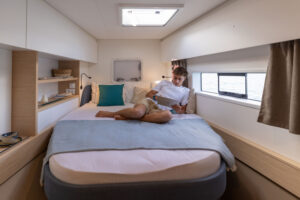 Fountaine Pajot 44 Power Catamaran interior and amenities