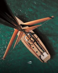 Sailboat Mast looking down